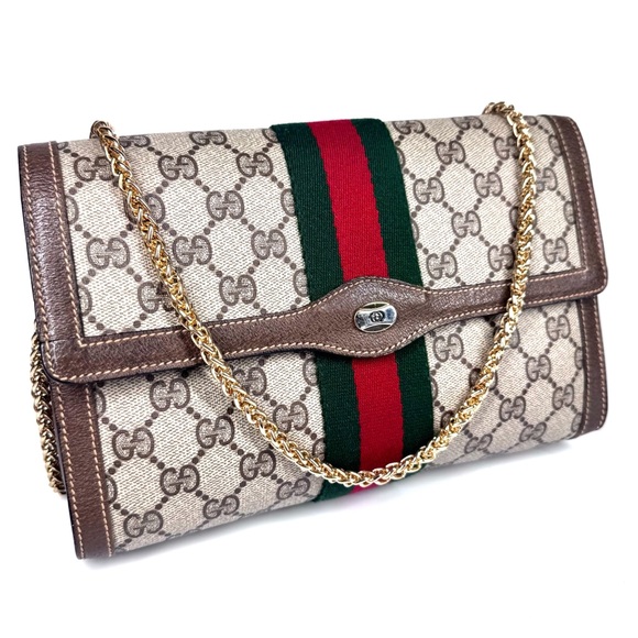 Gucci Ophidia Supreme GG Monogram Supreme Clutch/ Crossbody bag - Picture 4 of 14